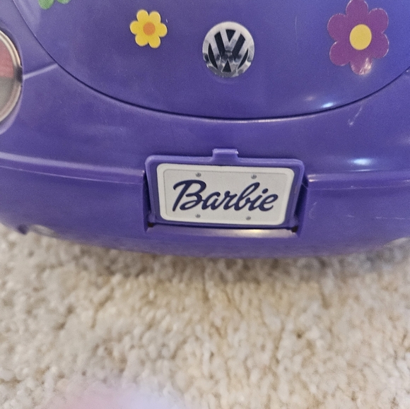 Mattel Barbie Doll Volkswagon Beetle Purple Comes With Surprise - Picture 5 of 7